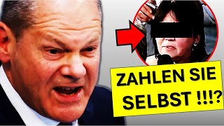 WARUM ZAHLEN SIE NICHT SELBST IN DIE RENTE EIN  BÜRGERIN ENTLARVT SCHOLZ [upl. by Llejk186]