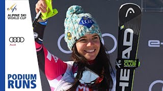 Tina Weirather  Ladies SuperG  Cortina  2nd place  FIS Alpine [upl. by Yecaw]