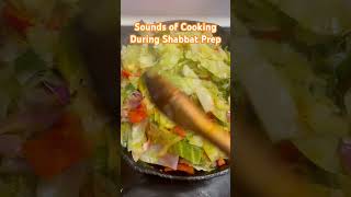 Sounds of Cooking During Shabbat Prep  Cabbage and Turmeric Music To My Ears [upl. by Ahsema620]