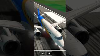 🌀🌀🌀New Embraer 190E2 Whale Noise Sound ❤️❤️❤️ Landing at airport rfs viral shorts newupdate [upl. by Aicinod]