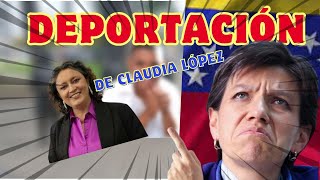 Deportación de políticos COLOMBIANOS desde Venezuela  Claudia López [upl. by Clarise]