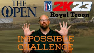 Royal Troon 2024 on Impossible Settings  PGA TOUR 2K23 PS5 [upl. by Aerua]