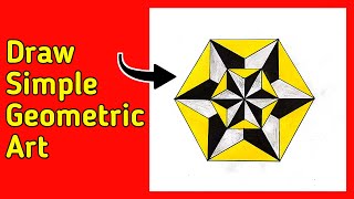 Geometrical Chart Step by step  Simple Geometric Design  Drawing Geometric Art  Geometric [upl. by Rox]