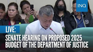 LIVE Senate hearing on proposed 2025 budget of the Department of Justice  August 28 [upl. by Okime686]