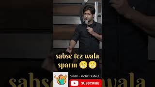 😁😁Sparm 😆😆ft Mohit Dudeja comedy ytshorts viralshort trendingshorts mohitdudeja standupcomedy [upl. by Yemaj435]