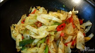 Cabbage Stir Fry Recipe  Recipes By Chef Ricardo [upl. by Eiuqnom25]