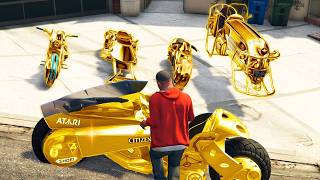 ROBANDO TODAS las SUPER MOTOS de GTA 5 [upl. by Nyrem]