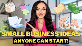 17 Small Business Ideas YOU Can Start Under 100  Products to Start Selling Online [upl. by Ayila]