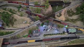 N scale model rail road quotHalls Junctionquot [upl. by Emarej867]