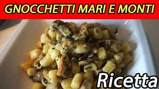 Preparazione ricetta gnocchi di semola rimacinata di grano duro mare e monti [upl. by Klinger243]