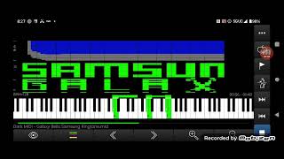 Dark MIDI  Galaxy Bells Samsung Ringtone [upl. by Binny]