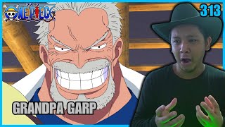 👴 GRANDPA GARP 👴  One Piece  Episode 313  Reaction [upl. by Enitsuga]