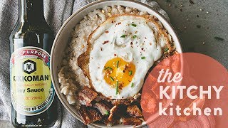 How to Make Savory Porridge  Living Deliciously with Kikkoman [upl. by Tteragram236]