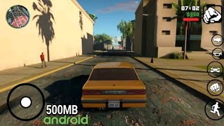 GTA SA LITE MOD GTA5 500MB ANDROID OFFLINE LOW DEVICE [upl. by Eetnuahs]