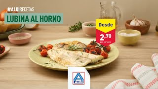 Cómo hacer lubina al horno con patatas y verduras ALDIrecetas [upl. by Suiradal]