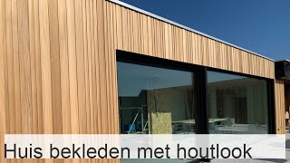 Het huis bekleden met imitatiehout beschrijving en voordelen selectie en voorbereiding [upl. by Johiah]