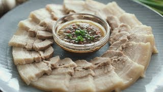 Garlic Paste Pork Belly  蒜泥白肉 [upl. by Ytok6]