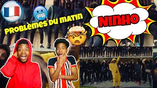 New French Music 2020 Ninho  Problèmes du matin Clip officiel  REACTION VIDEO [upl. by Rafi]