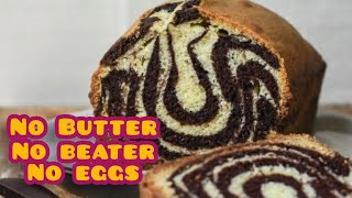 eggless choclate loaf marble cake pound marble cake healthy tastyamp yummy [upl. by Mcneely]