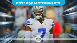 Trevon Diggs Goes Off on Reporter After Cowboys Tough Loss [upl. by Suiraj142]