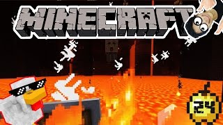 MENJELAJAHI NETHER FORTRESS  MINECRAFT SURVIVAL INDONESIA 24 [upl. by Atrebla]