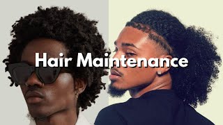 How to Grow Thicker amp Healthier Hair Black Men [upl. by Rosene19]