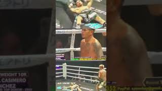 Round 1 Knockout Casimero VS Sanchez boxing casimero sanchez latest fyp [upl. by Ailegna]