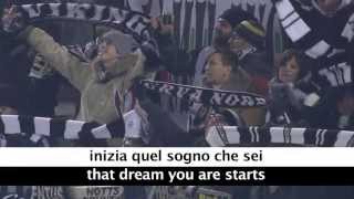 Juventus Theme Song  Storia Di Un Grande Amore  with Lyrics and Translation [upl. by Auot]