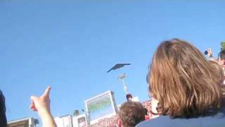 Rose Bowl Game 2009 B2 Stealth Bomber Flyover [upl. by Neeneg]