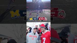 OSU fans predict score for the Michigan game 😬 cfb [upl. by Adnav]