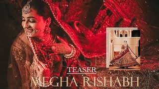 BEST WEDDING TEASER  MEGHA X RISHABH  JAINA WEDDING PHOTOGRAPHY  MEERUT 918126080077 [upl. by Eignat]