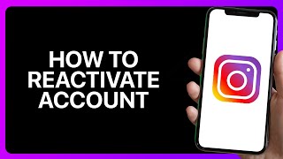 How To Reactivate Instagram Account Tutorial [upl. by Ardnasal456]