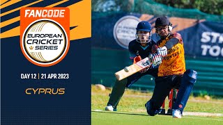 🔴 FanCode ECS Cyprus 2023  Day 12  T10 Live Cricket  European Cricket [upl. by Anaerda]