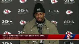 LIVE Kansas City Chiefs headed to a sixthstraight AFC Championship Game [upl. by Ahcmis]