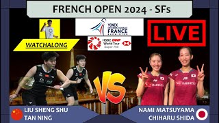 LIU SSTAN N 🇨🇳 vs MATSUYAMASHIDA 🇯🇵 LIVE French Open 24 法国公开赛 SFs  Darences Watchalong [upl. by Eleen]