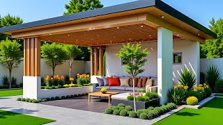 100 Modern Patio Design Ideas 2025  Terrace Rooftop Pergolas amp Home Garden Trends [upl. by Lhamaj]