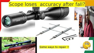 Scope Accuracy lost after fallHow to resolve zeroing fault improve accuracy in Rifle Scopes [upl. by Bjorn]