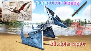 Ark mobile survival evolved  gameplay  tame pteranodon  get ascendent sword  episode 4 [upl. by Artemahs]