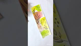 Bookmark painting  watercolor bookmarks painting shorts diy craft bookmark art painting [upl. by Petta972]