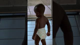 Baby Loses it when Brother amp Sister leave for School [upl. by Athalia]