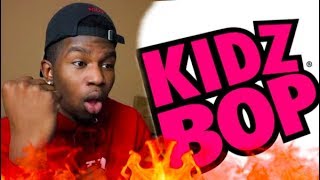 REACTING TO KIDZ BOP SONGS cringe [upl. by Attenod]