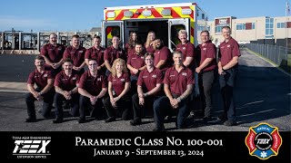 Paramedic Class No 101001 Graduation [upl. by Leiso]