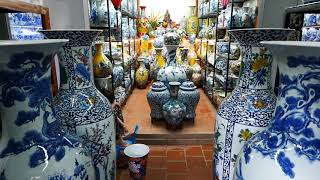 Bat Trang Ceramics Market  More Than One Vase [upl. by Yhprum]