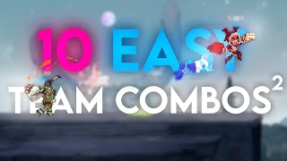 10 of the EASIEST Team Combos in BRAWLHALLA 2 [upl. by Egin]