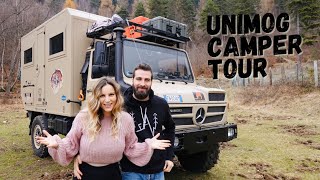 ULTIMATE OVERLAND 4x4 Expedition Vehicle MERCEDES UNIMOG 1300L TOUR [upl. by Aplihs930]