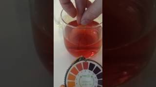 Finding pH of different solutions using pH paper and Universal Indicator [upl. by Ynoep]