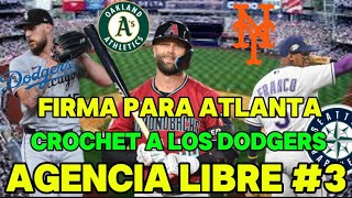 FIRMA PARA ATLANTA CROCHET A LOS DODGERS  ADAMES FUERA DE LOS CERVECEROS FIRMA DE LOS METS [upl. by Jea]