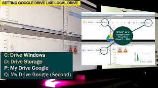 Setting Google Drive like hard drive storage [upl. by Opalina393]