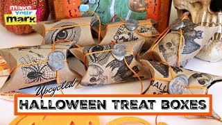 Halloween Treat Boxes DIY [upl. by Maillliw]