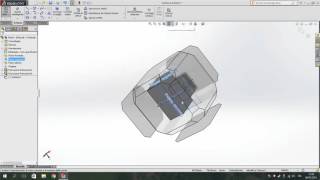 Nervatura e campitura di una sezione Applying hatch to a breakout view  SolidWorks [upl. by Martino]